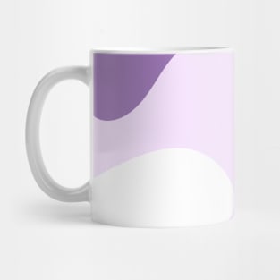 Purple Postmodern Cow - abstract quirky design Mug